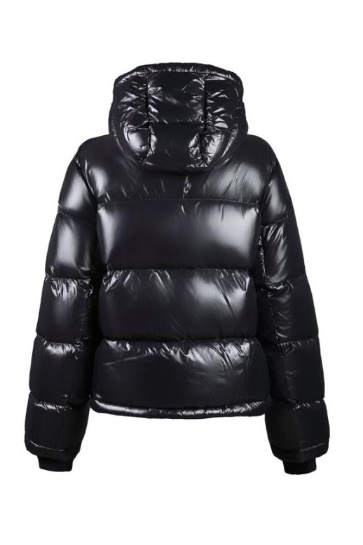 Light Black Puffer Goose Down Jacket