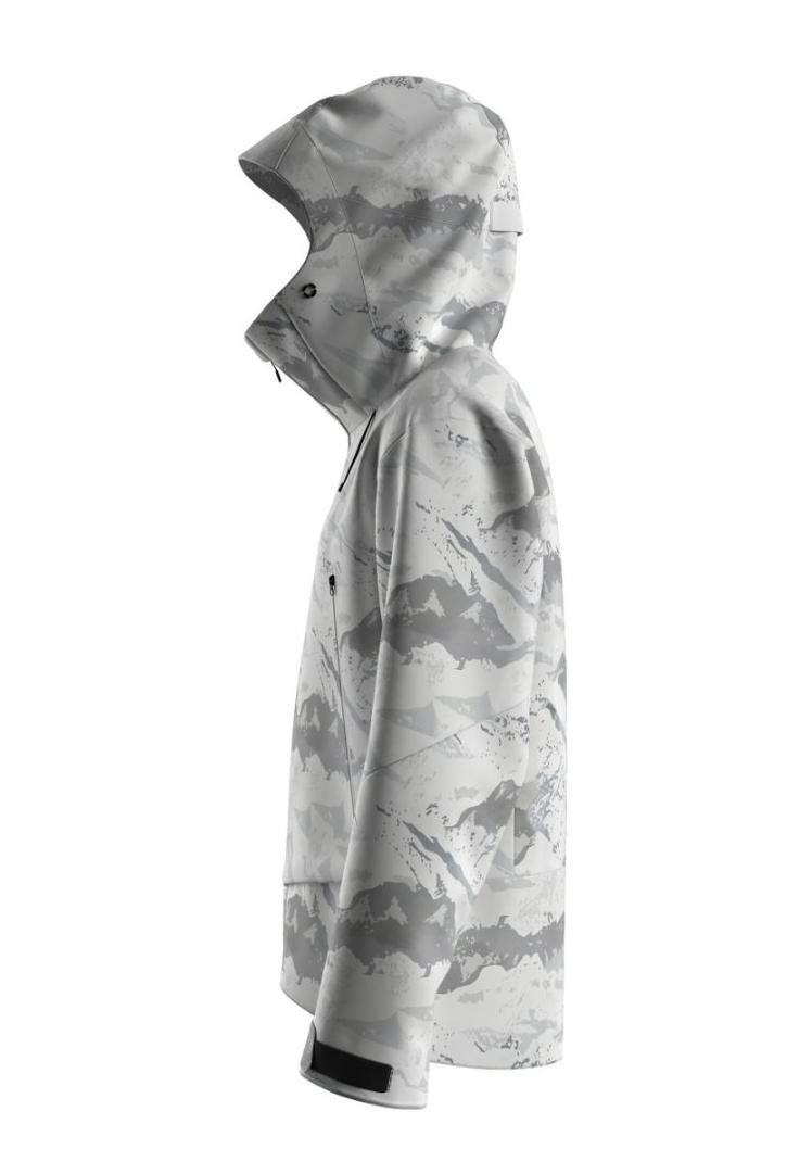 Stylish Snow Mountain Print Outdoor Hooded Jacket Stylish Snow Mountain Print Outdoor Hooded Jacket