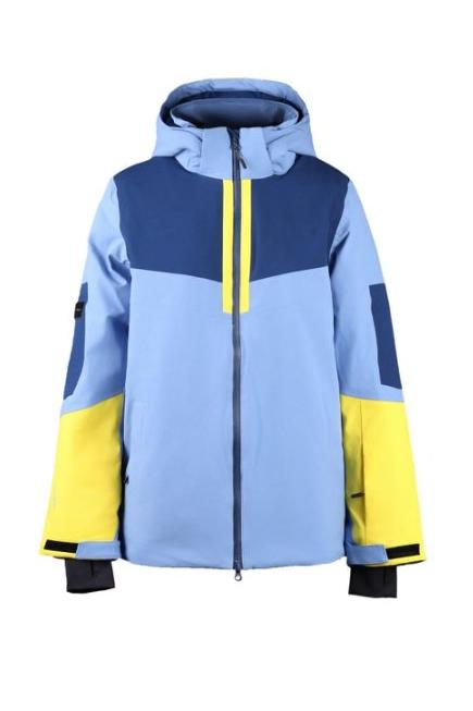 Cloud Blue Color-blocking Ski Suit