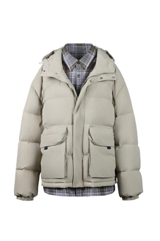 Sand Gray Goose Down Jacket Sand Gray Goose Down Jacket