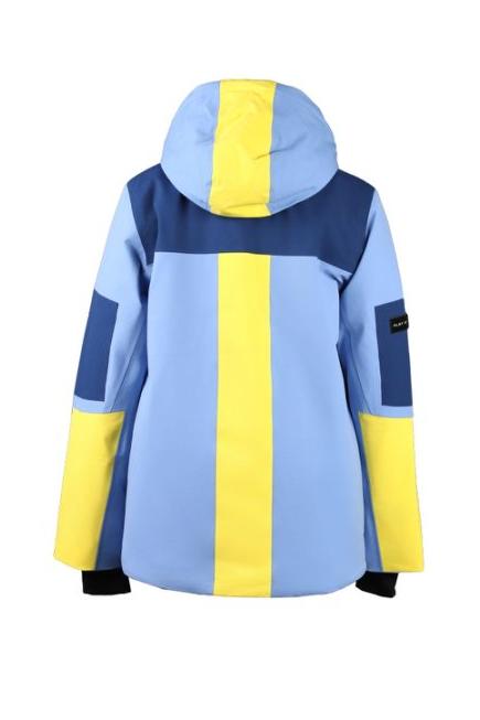 Cloud Blue Color-blocking Ski Suit