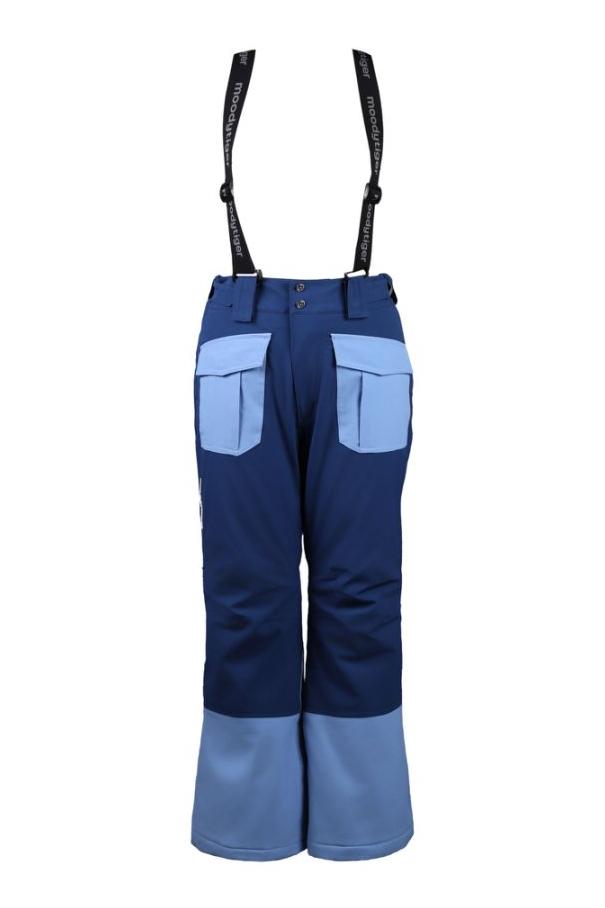 Cloud Blue Color-blocking Ski Suit