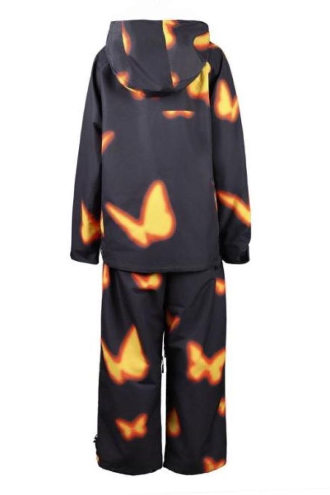 Butterfly Print Ski Suit Butterfly Print Ski Suit
