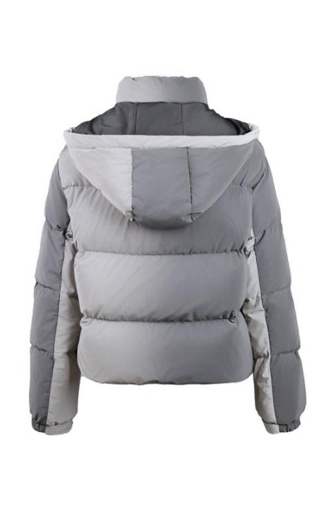 Peat Gray Goose Down Jacket