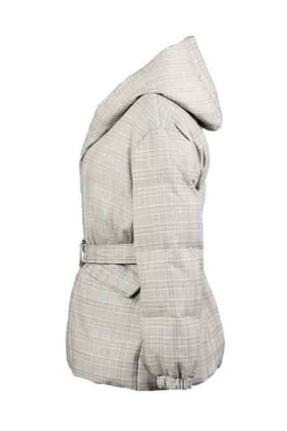 Warm Gray Goose Down Jacket