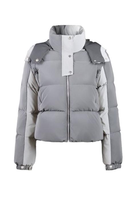 Peat Gray Goose Down Jacket