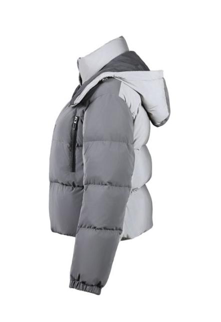 Peat Gray Goose Down Jacket