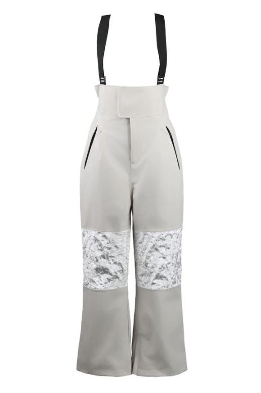 Pearl White Girdling Ski Suit