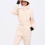 Plain White Ski Jumpsuit