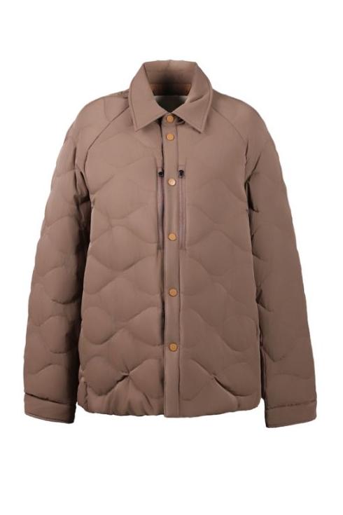 Chocolate Brown Goose Down Jacket