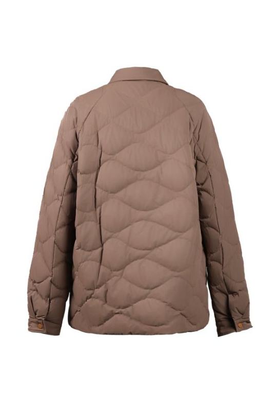 Chocolate Brown Goose Down Jacket