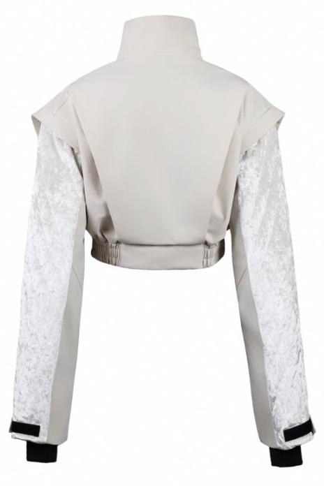 Pearl White Girdling Ski Suit