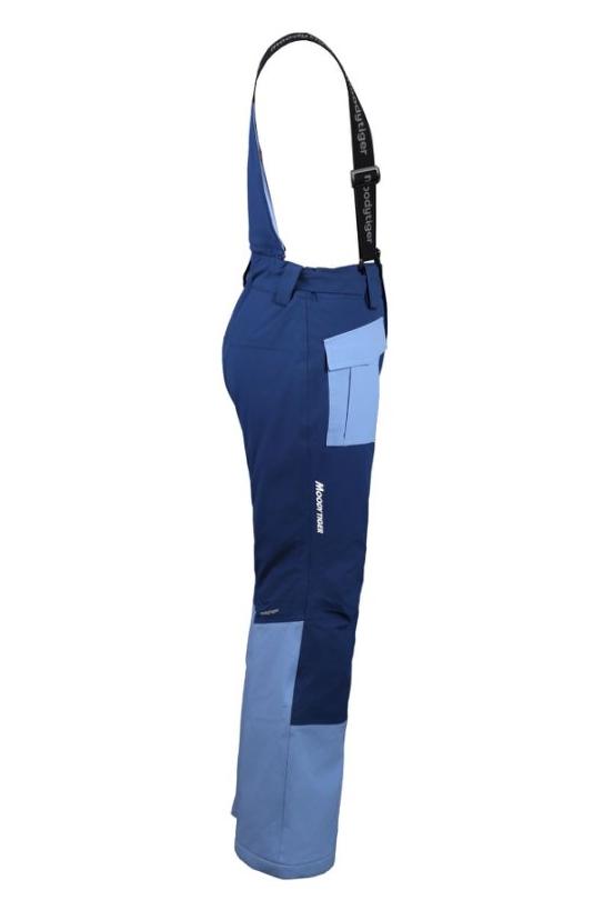 Cloud Blue Color-blocking Ski Suit