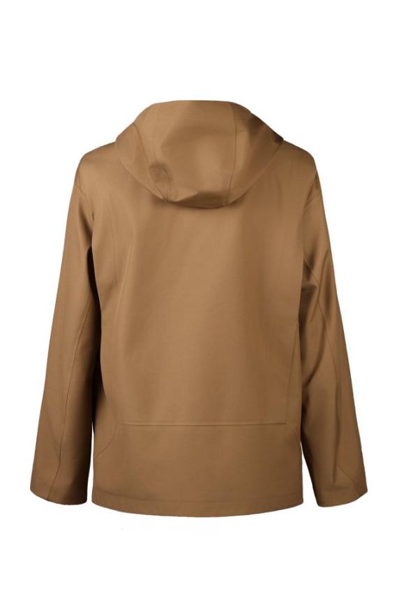 Cashew Brown Seam-sealed Rain Jacket