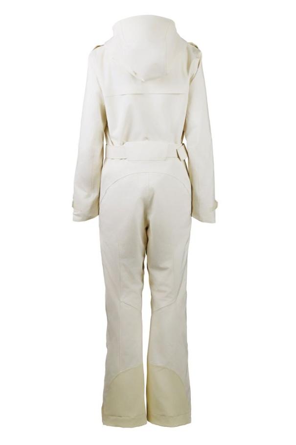 Plain White Ski Jumpsuit