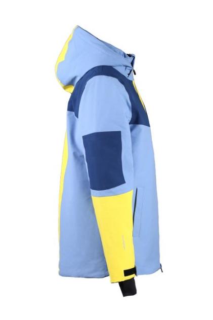 Cloud Blue Color-blocking Ski Suit