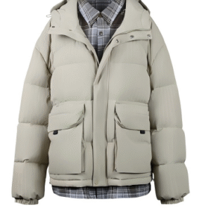Sand Gray Goose Down Jacket Sand Gray Goose Down Jacket