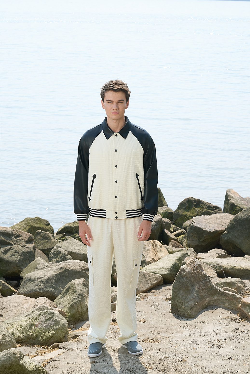 Men’s Vertical Stripe Trousers