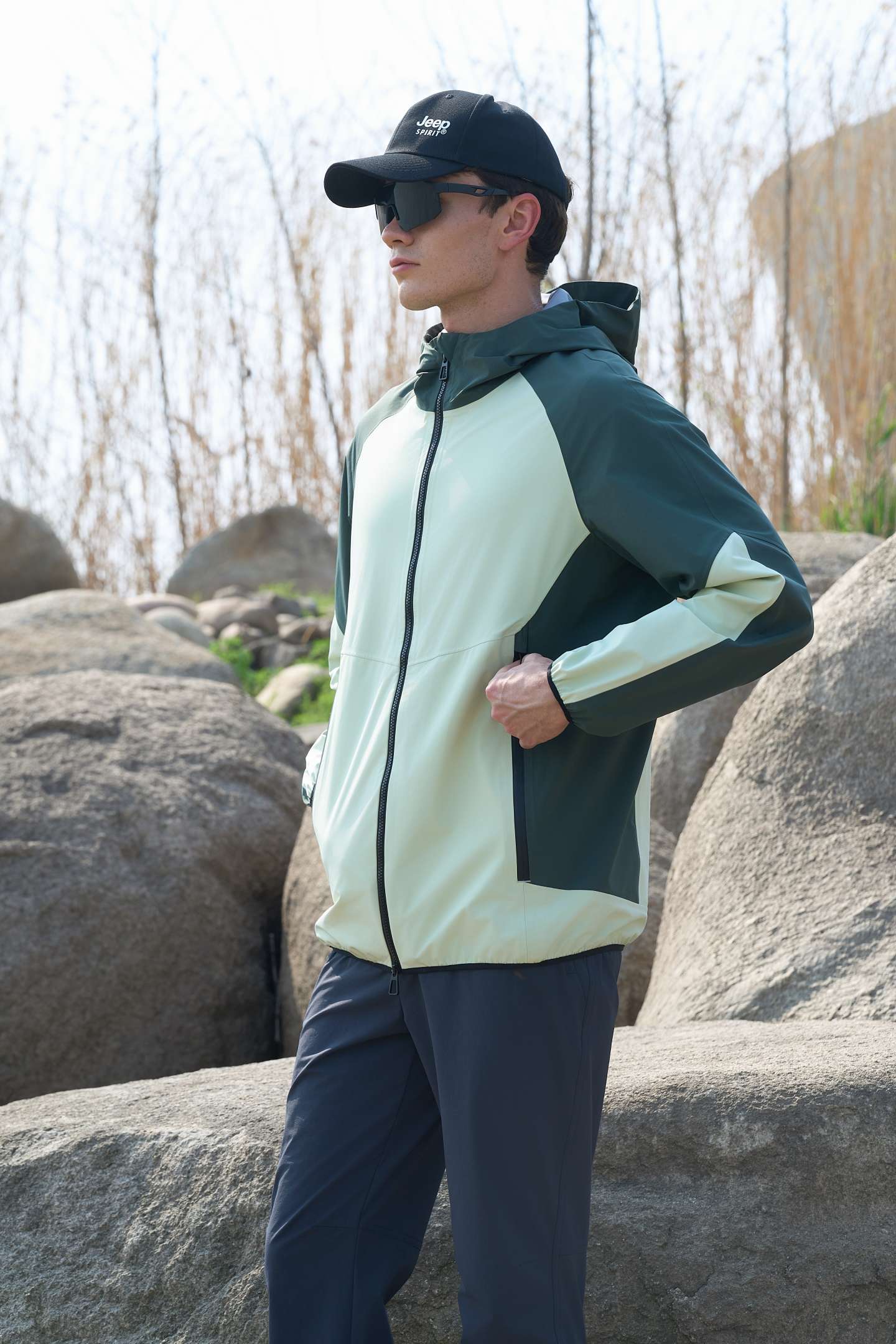 Green Patchwork Jacket