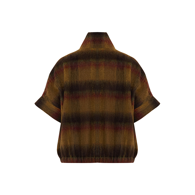 Plaid Brushed Jacket