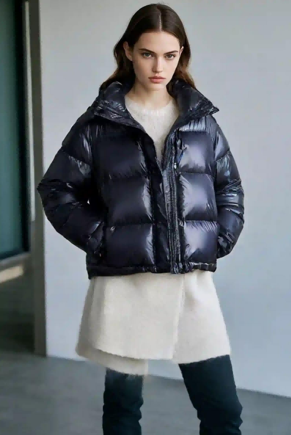 short puffer jacket