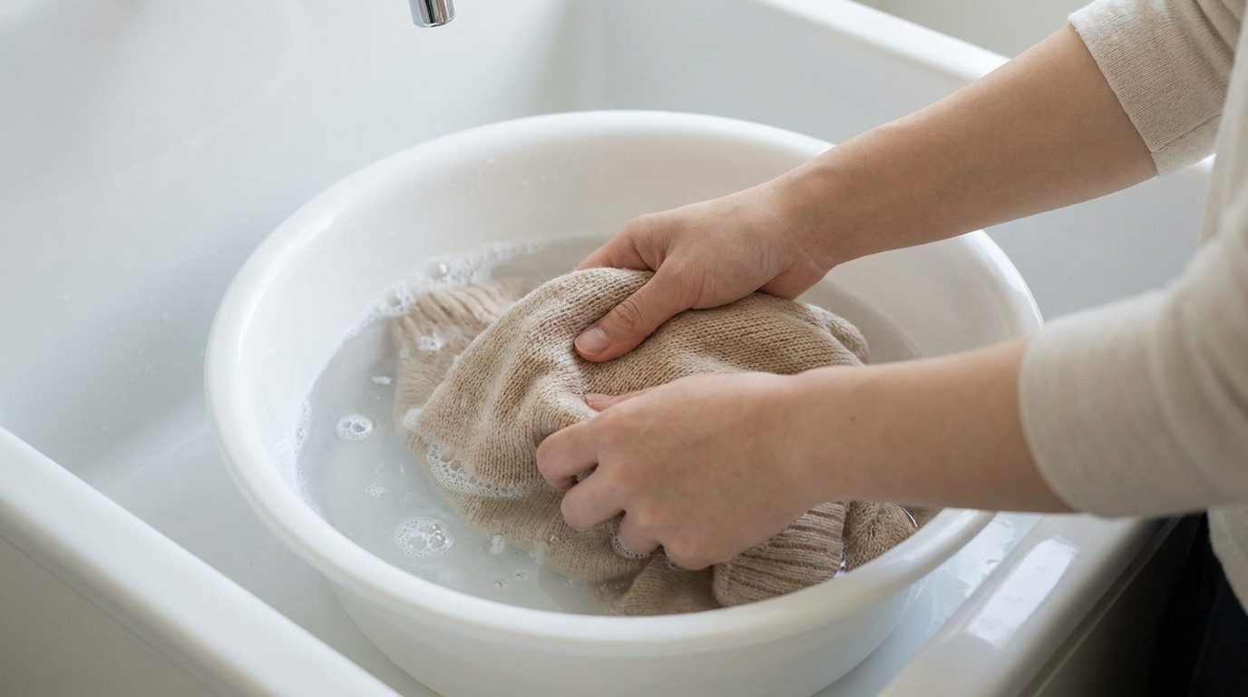 modal knitwear delicate wet