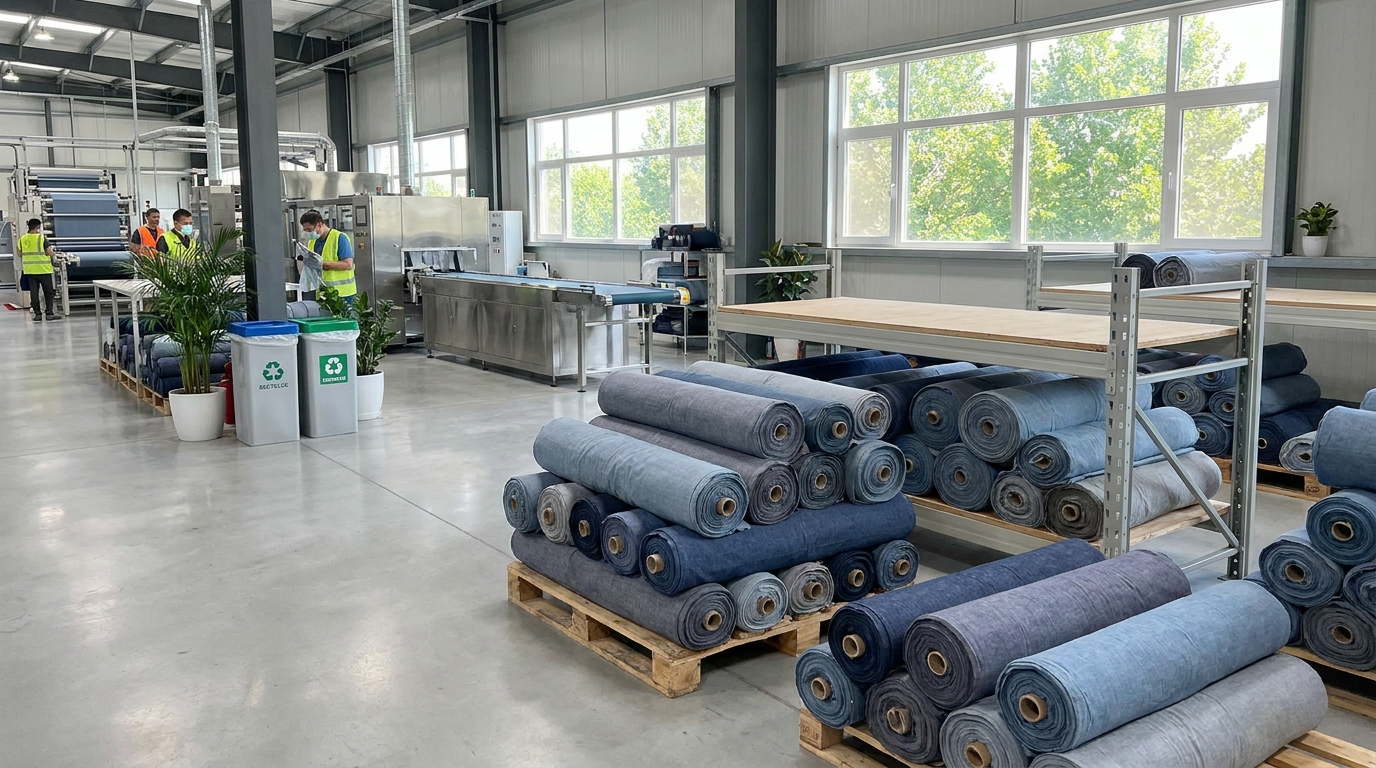 wholesale chambray fabric premium sustainable