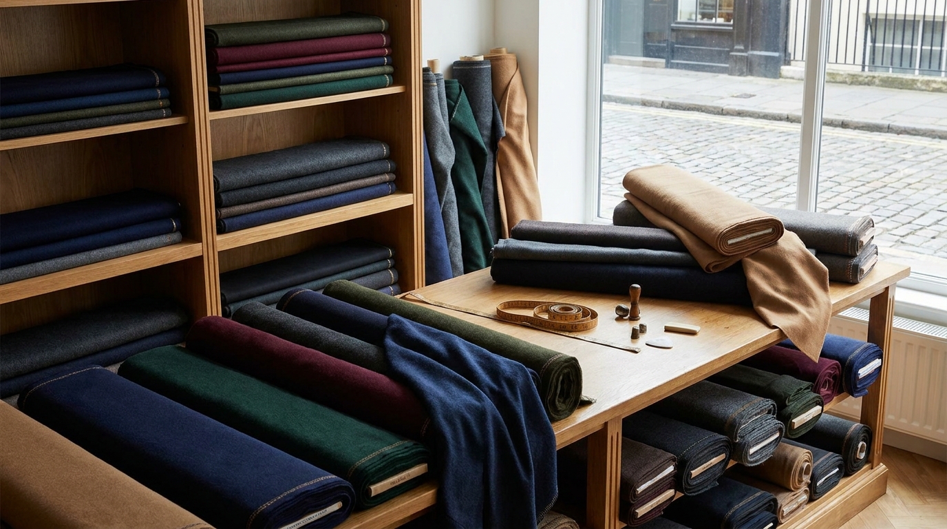 wool fabric rolls luxurious colorful