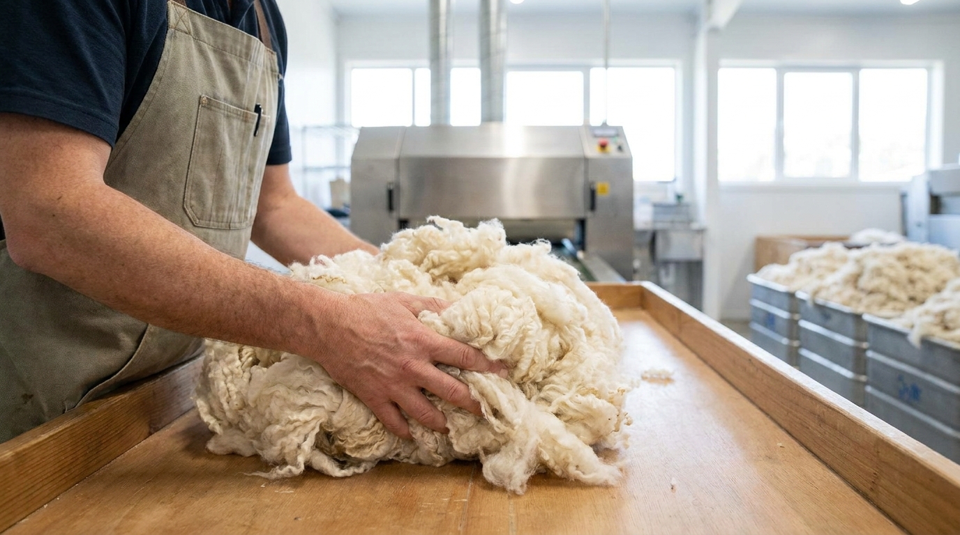 wool fleece raw premium